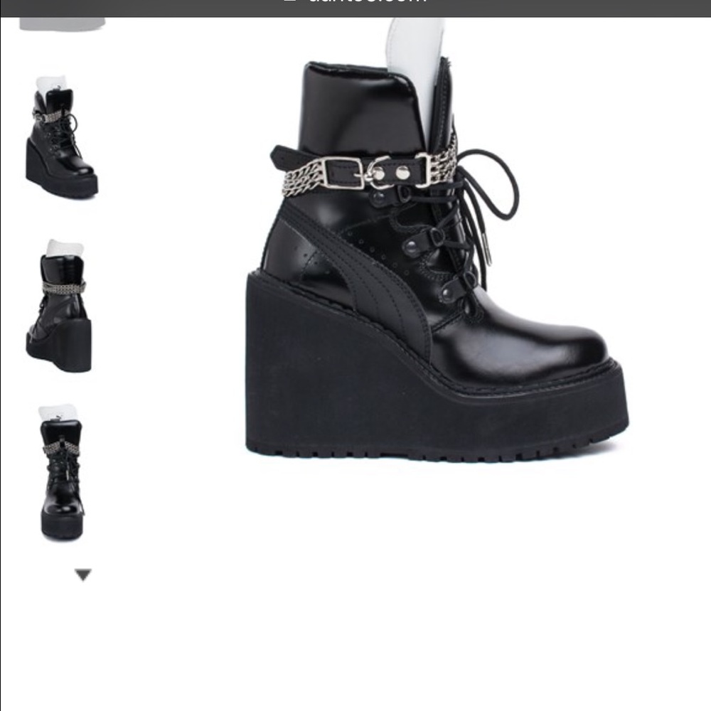 COPY - Black Boots Fenty Puma by Riri💋